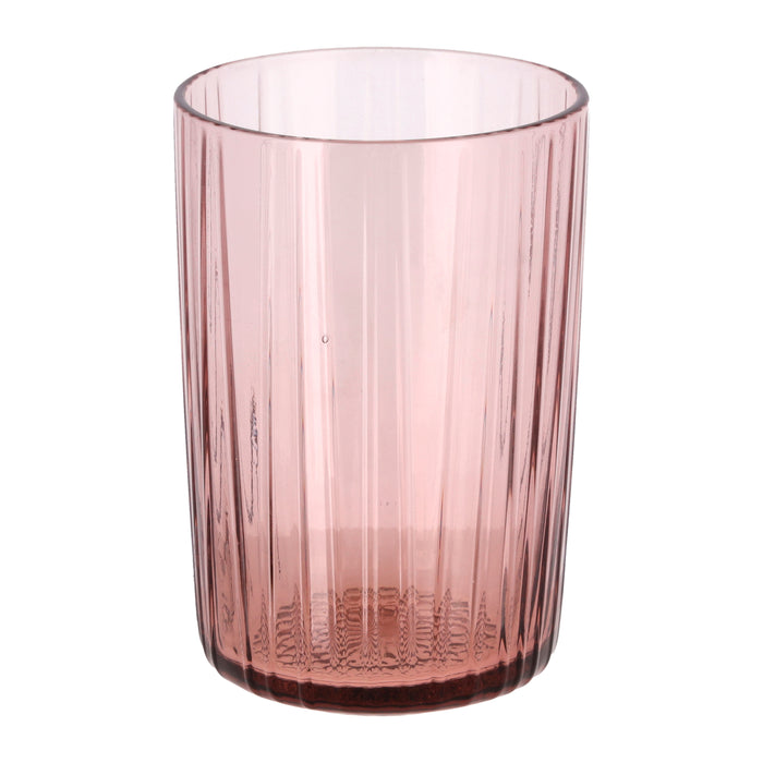 Bitz Kusintha Waterglas 280 ml - 4 stuks - Roze