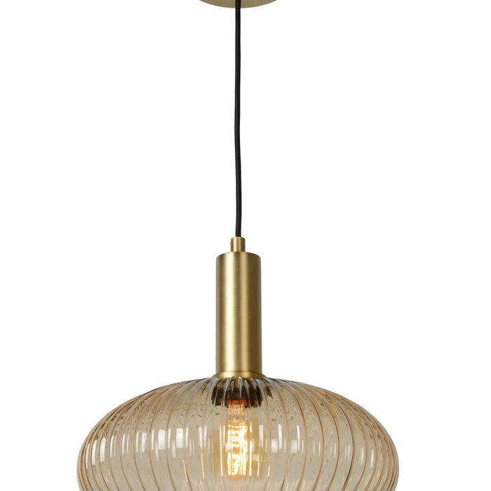 Lucide Maloto Hanglamp Ovaal - Amber