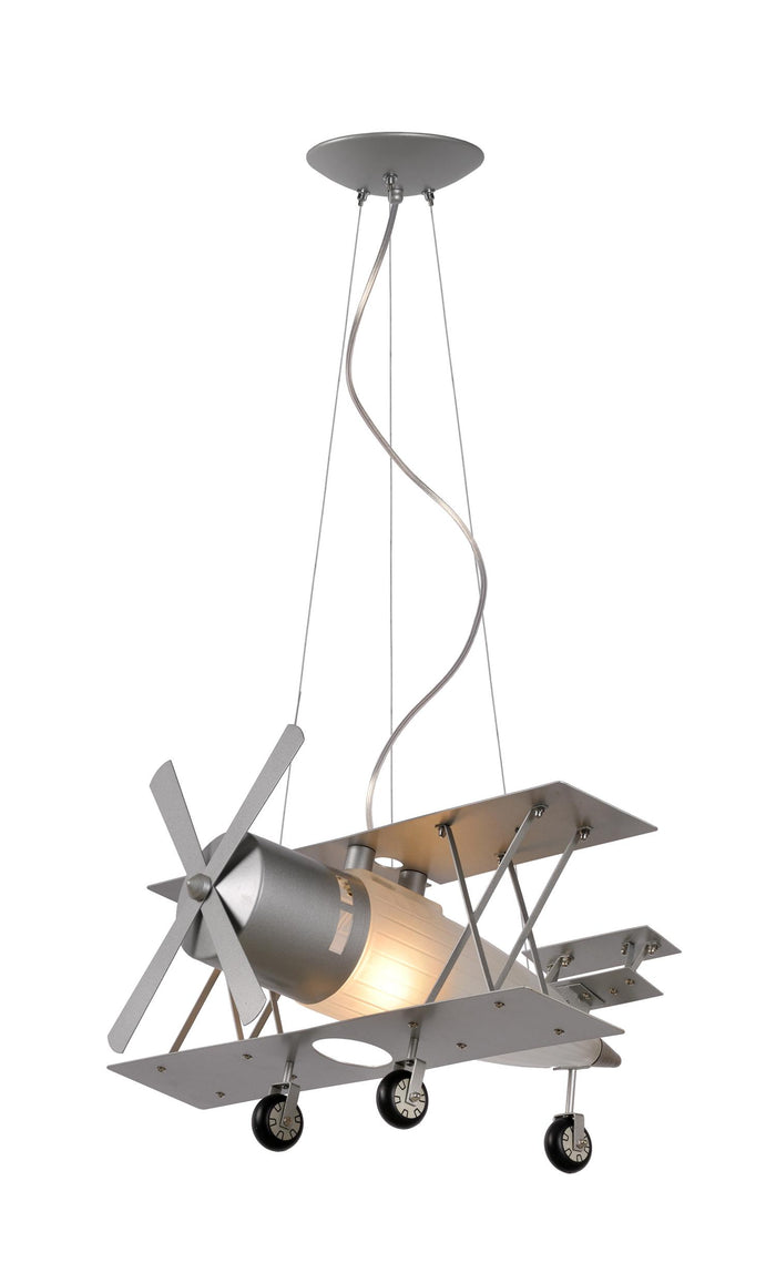Lucide FOCKER Hanglamp 1xE27 - Grijs