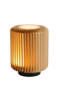 Lucide TURBIN Tafellamp - Mat Goud | Messing