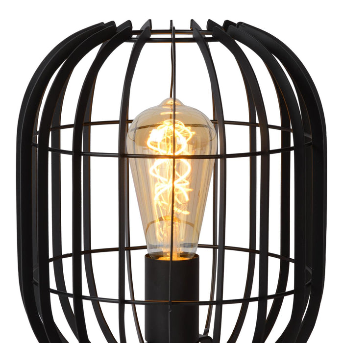 Lucide REDA Tafellamp - Zwart