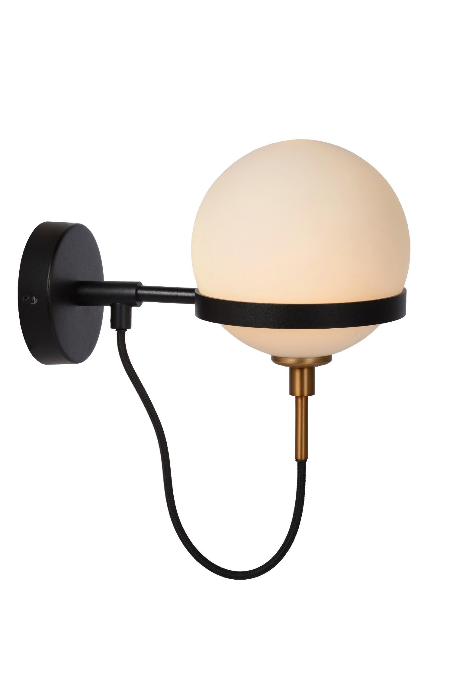 Lucide FELINE Wandlamp 1xG9 - Zwart