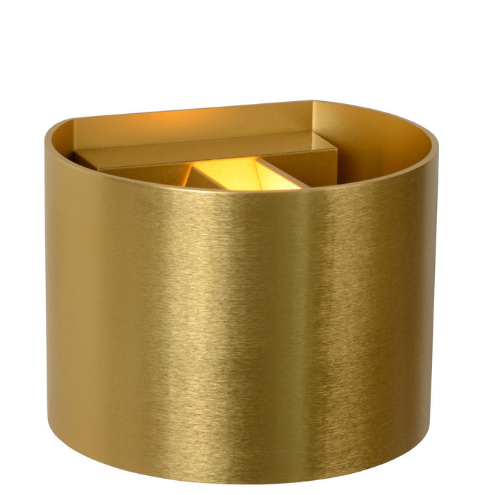 Lucide XIO Wandlamp - Mat Goud | Messing