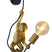 Lucide EXTRAVAGANZA CHIMP Wandlamp - Zwart
