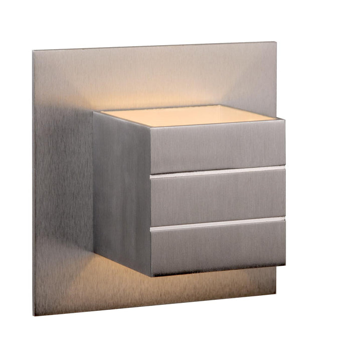 Lucide BOK Wandlamp - Mat chroom