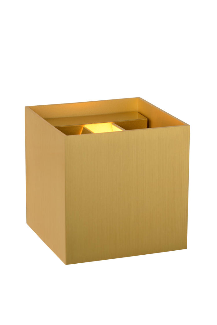 Lucide XIO Wandlamp - Mat Goud | Messing
