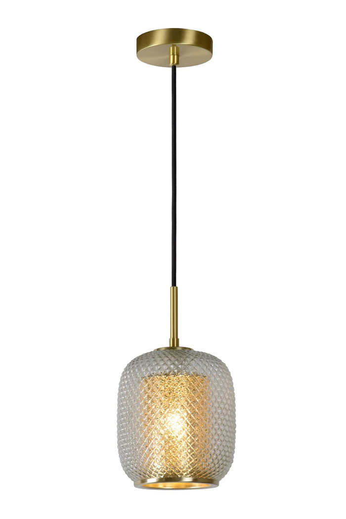 Lucide AGATHA Hanglamp 1xE27 - Mat Goud | Messing