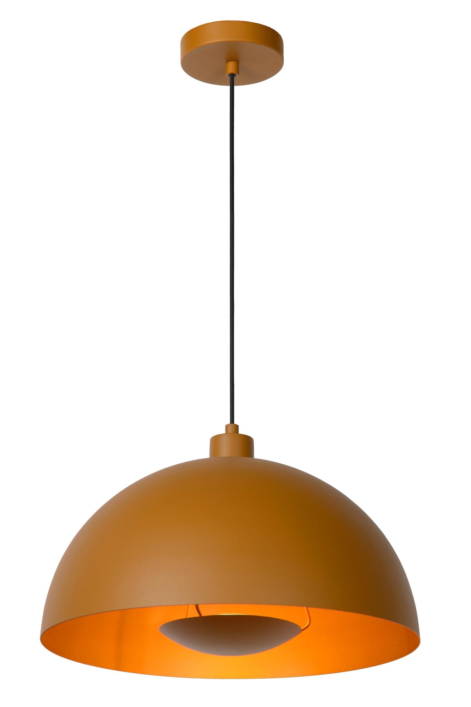 Lucide SIEMON Hanglamp - Okergeel