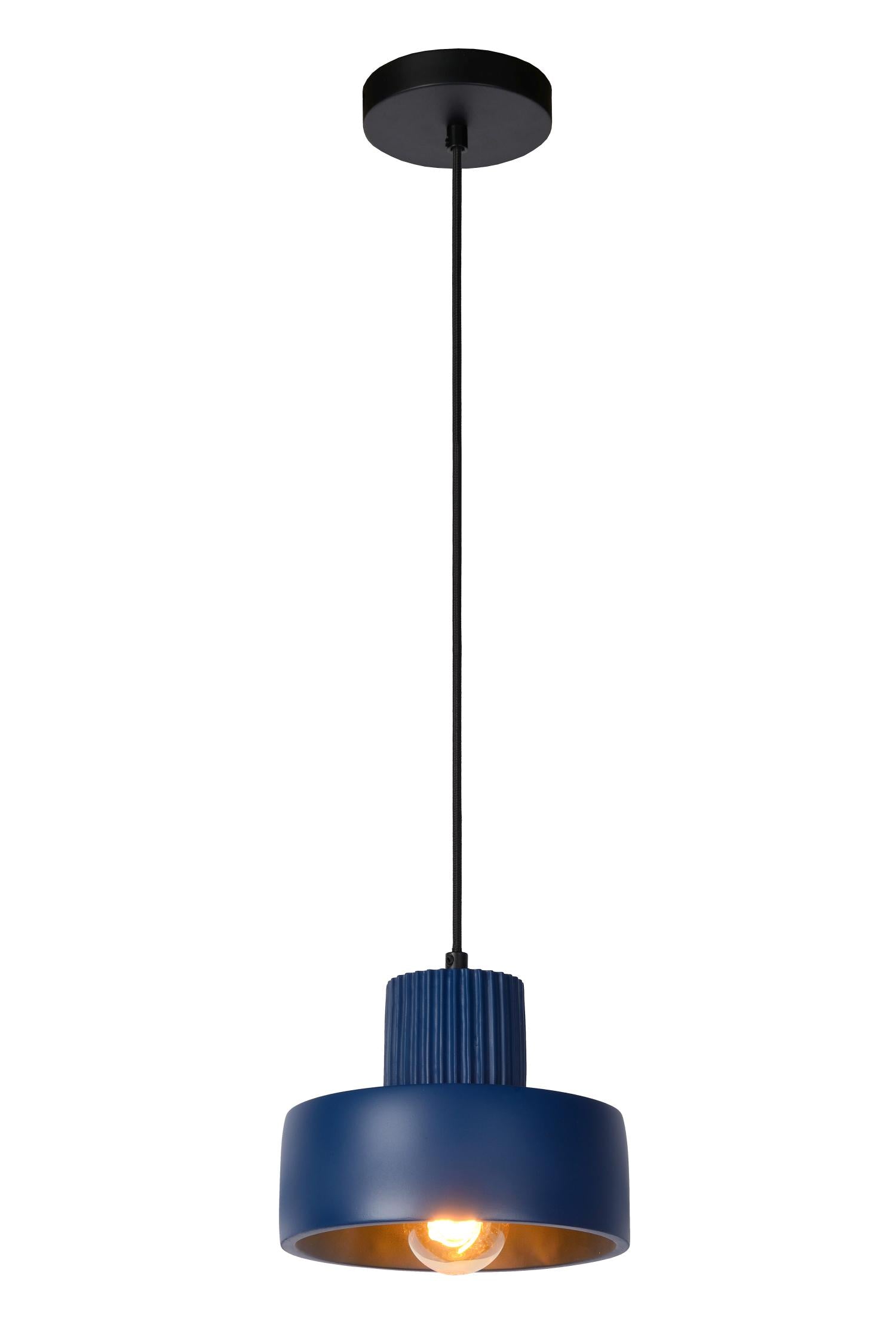 Lucide OPHELIA Hanglamp 1xE27 - Blauw