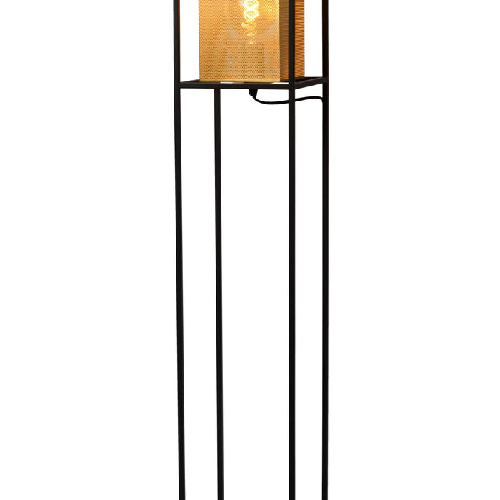Lucide SANSA Vloerlamp 1xE27 - Zwart