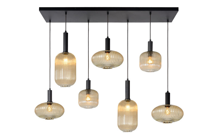 Lucide Maloto Hanglamp Mix - Amber