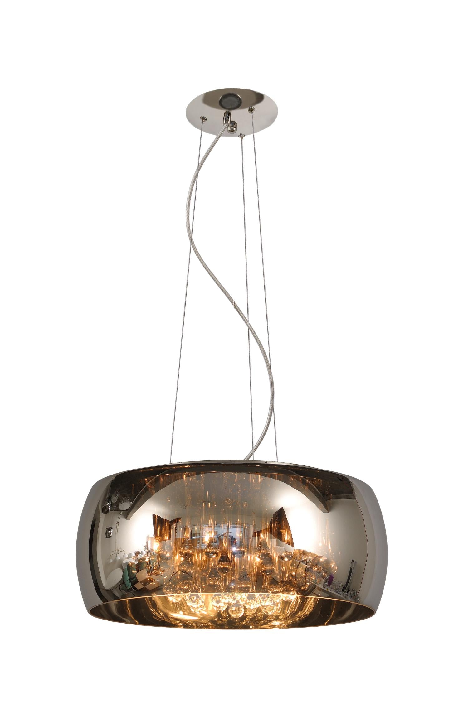 Lucide PEARL Hanglamp - Chroom
