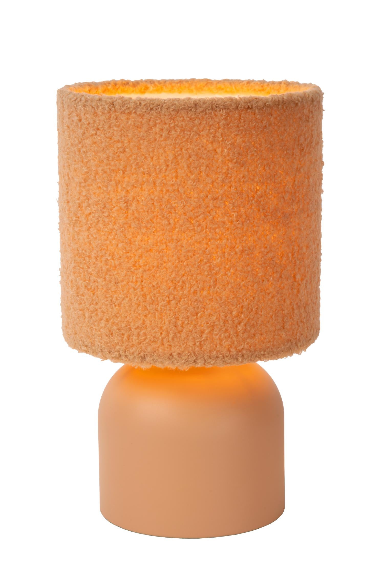 Lucide WOOLLY Tafellamp - Okergeel