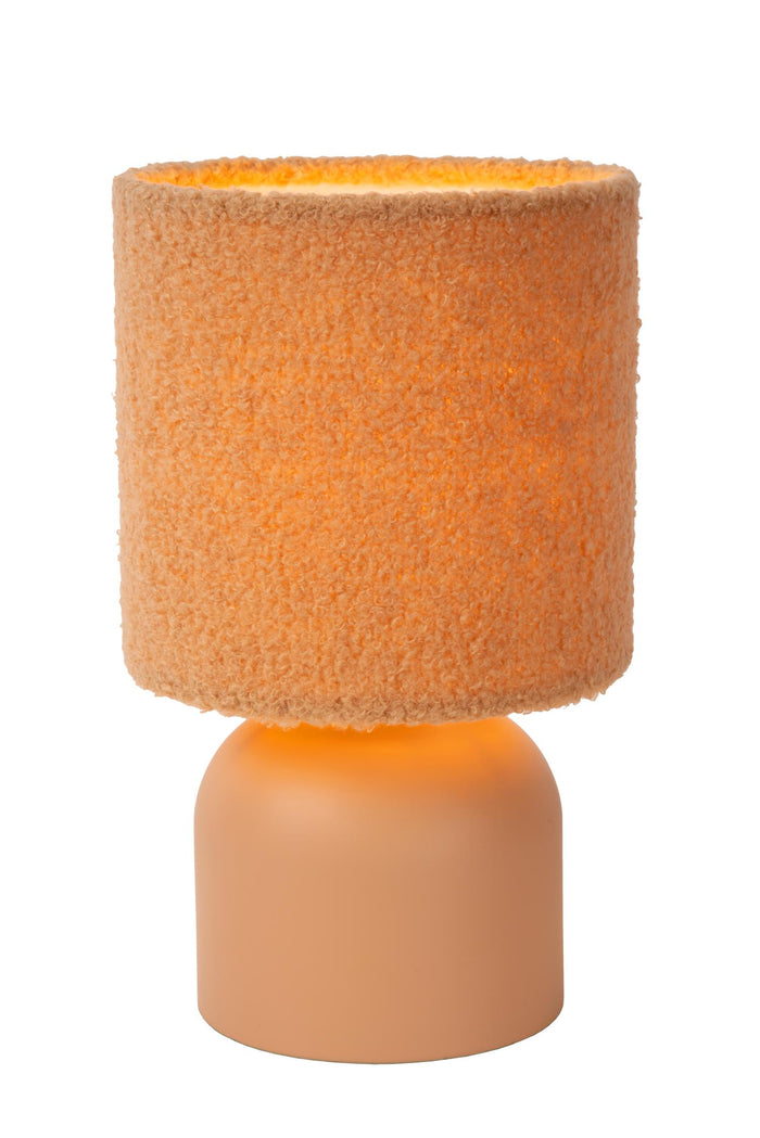 Lucide WOOLLY Tafellamp - Okergeel