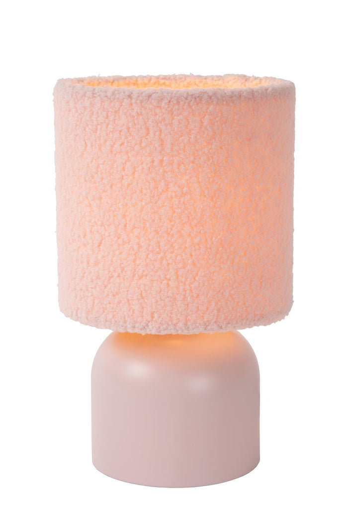 Lucide WOOLLY Tafellamp - Roze