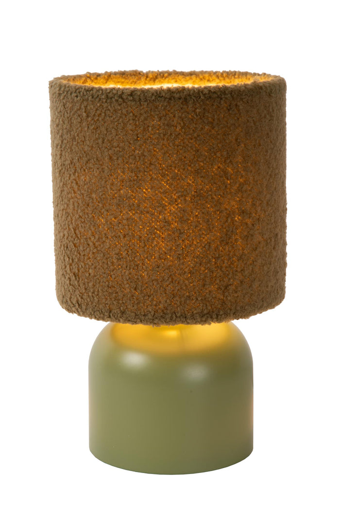 Lucide WOOLLY Tafellamp - Groen