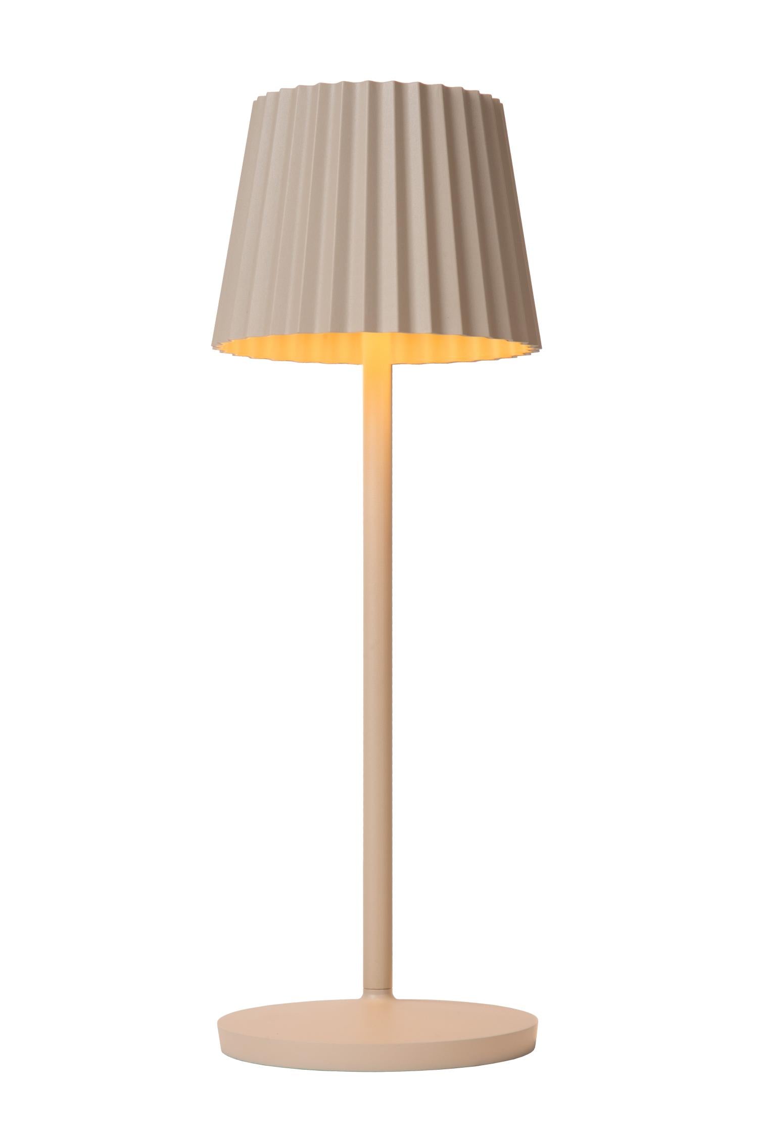 Lucide JUSTINE Tafellamp - Beige
