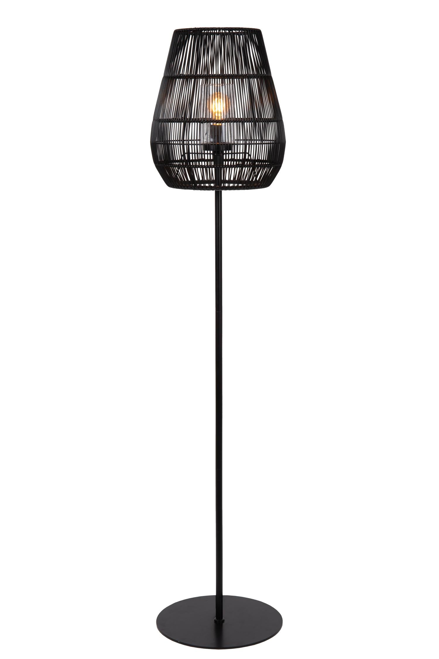 Lucide NERIDA Vloerlamp - Zwart