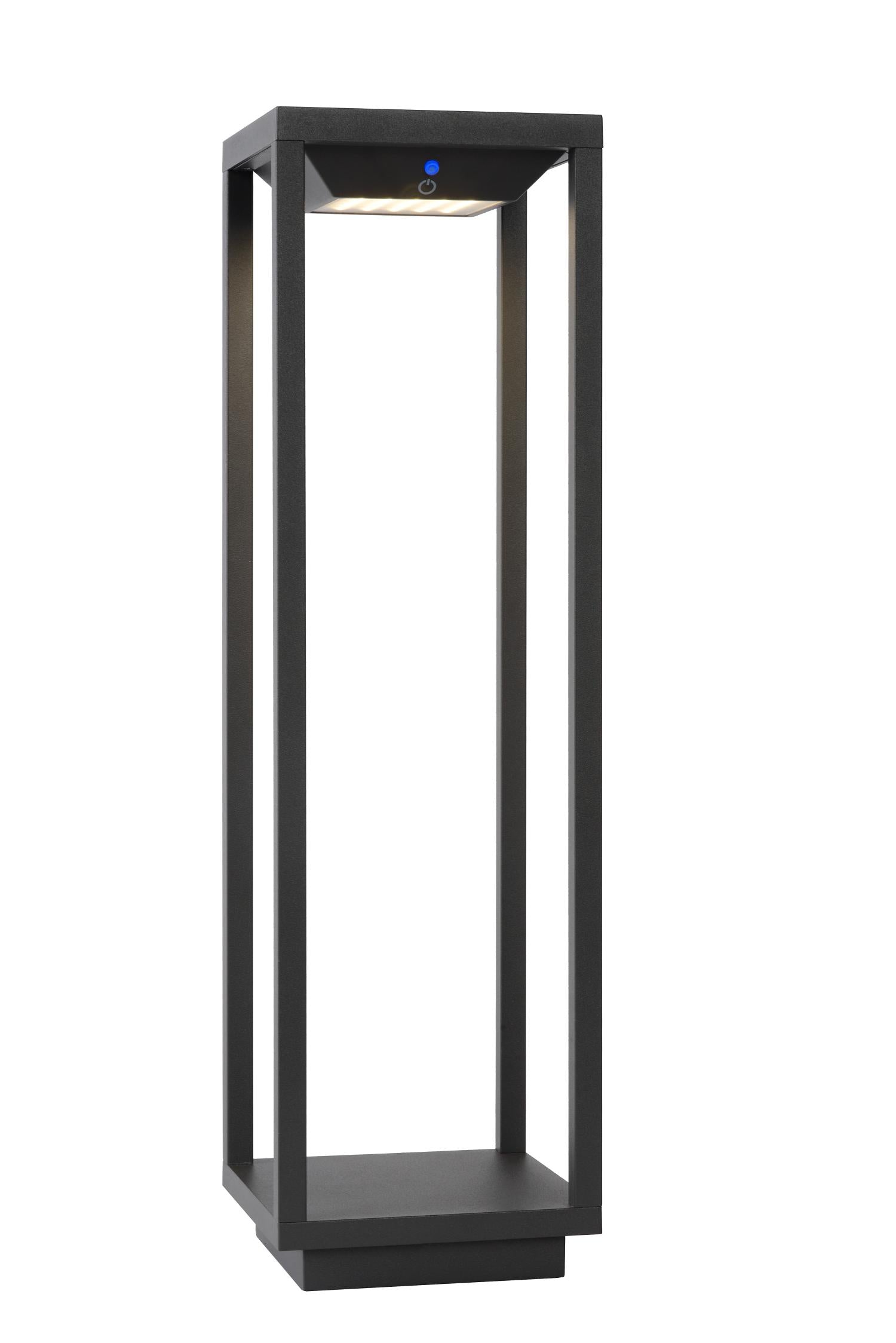 Lucide TENSO SOLAR Sokkellamp 1xGeïntegreerde LED - Antraciet