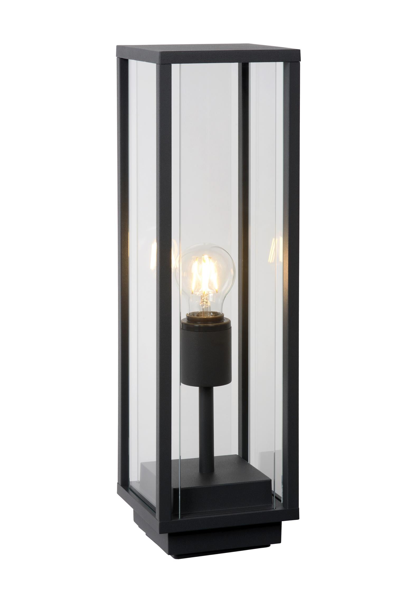 Lucide CLAIRE Sokkellamp 1xE27 - Antraciet