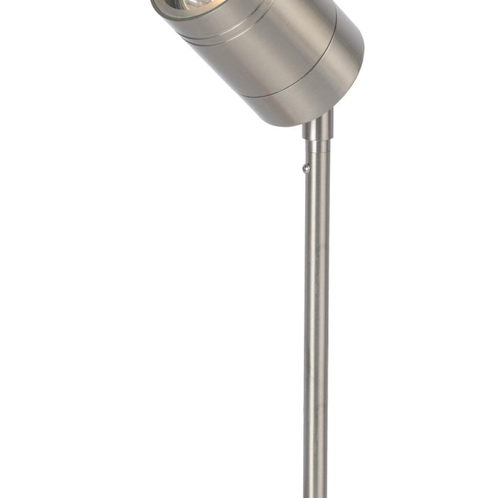 Lucide ARNE-LED Tuinspot - Mat chroom