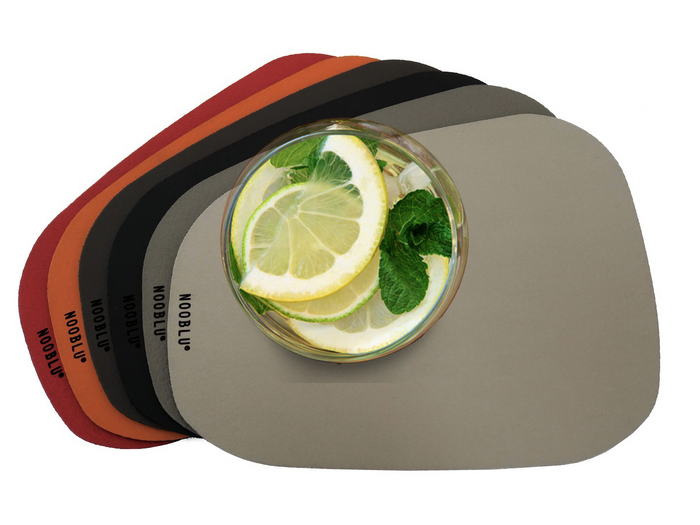 NOOBLU PEBL onderzetters - Senso Multicolour - set van 6 - Multicolour