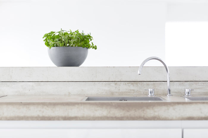 Ecopots Brussels 25  Blue Grey