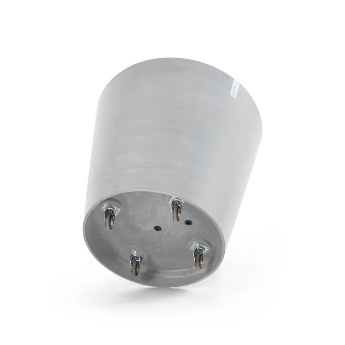 Ecopots Amsterdam Wheels 60 White Grey