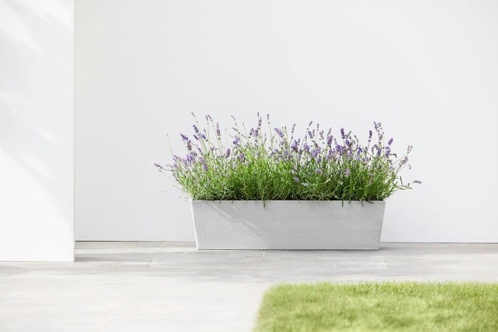 Ecopots Bruges 80 White Grey
