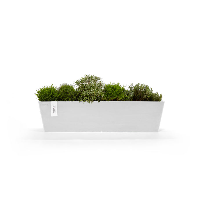 Ecopots Bruges 80  Pure White