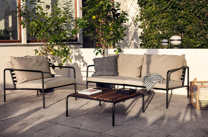 Houe Avon salontafel thermo ash frame wit