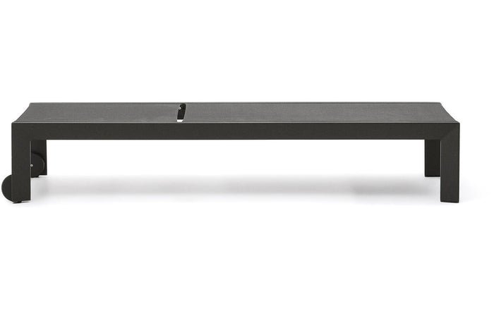 Kave Home - Canutells ligstoel van aluminium met donkergrijze