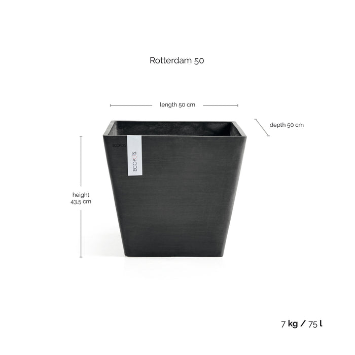 Ecopots Rotterdam 50  Dark Grey