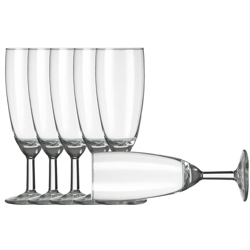 Royal Leerdam Champagneglazen Gilde - 6x stuks - glas - 150 ml
