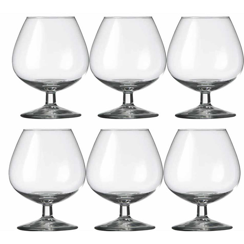 Royal Leerdam Cognac glazen Gilde - 6x stuks - glas - 250 ml