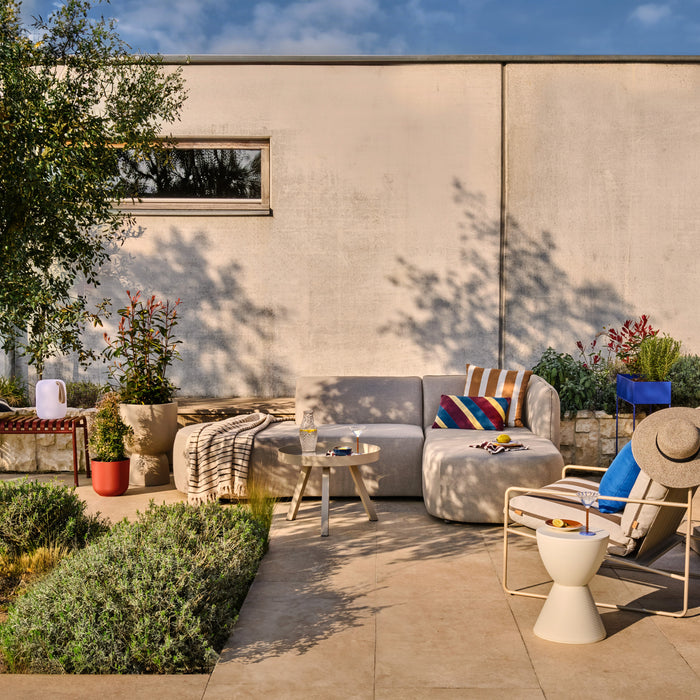 Bloomingville Eia Plaid - Naturel Recycled Katoen