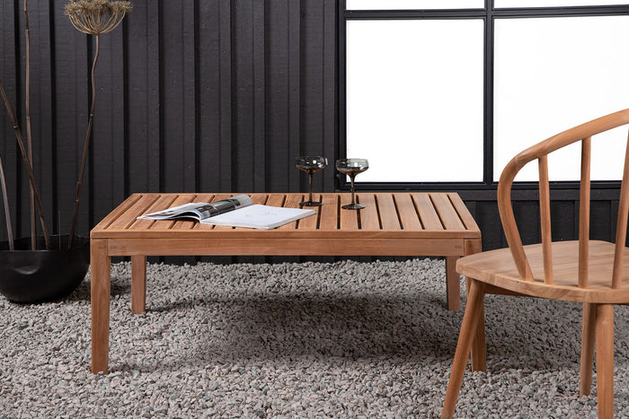 Rebellenclub Zestin Buiten Salontafel - 110 x 70cm - Naturel Hout