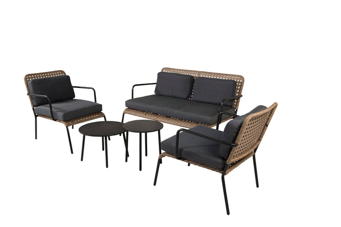 Rebellenclub Clove Loungeset - Naturel Rattan