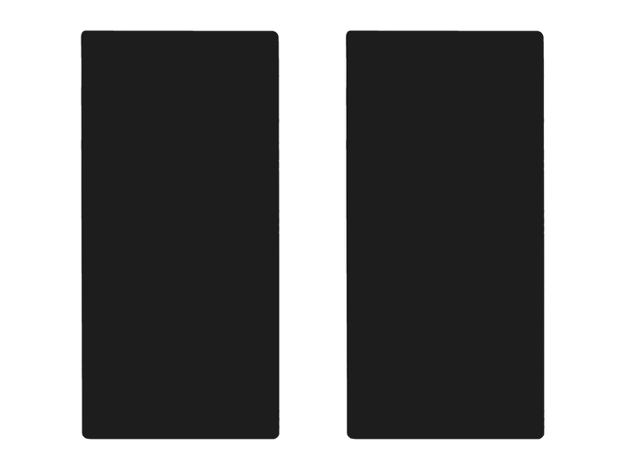 NOOBLU Tafelloper DUBL - Senso  black -  95 cm,  1 tafelloper