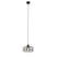 QAZQA Art deco hanglamp zwart met smoke glas - Bizle