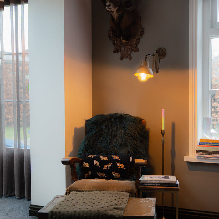 QAZQA Industriële wandlamp messing verstelbaar - Avon