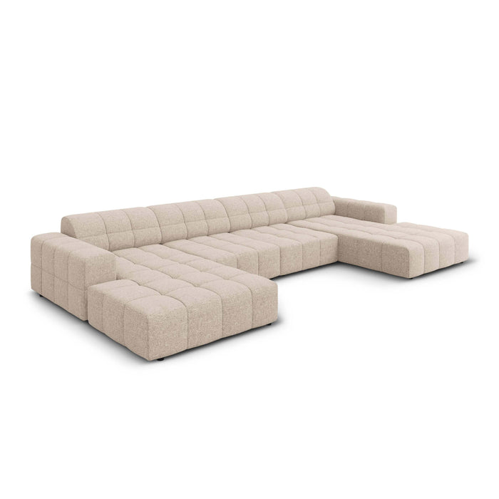 Cosmopolitan Design Chicago U-bank - Chenille - Lichtbeige