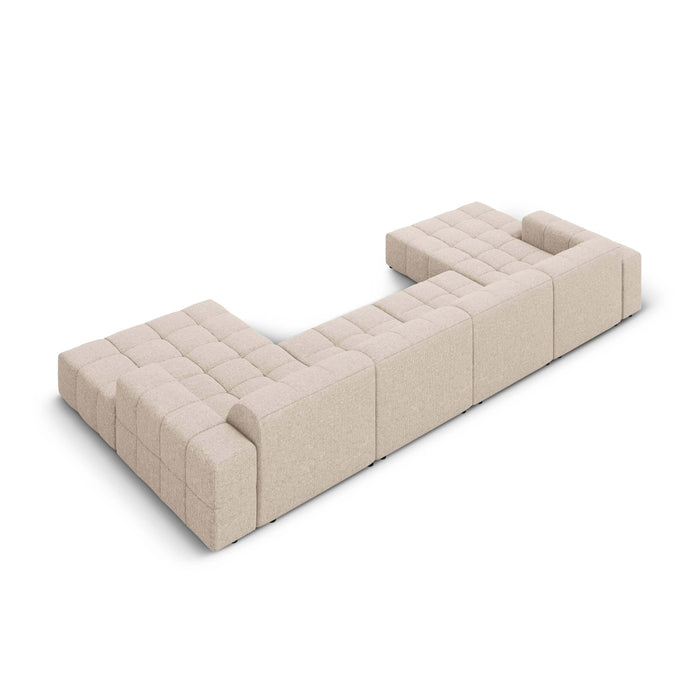 Cosmopolitan Design Chicago U-bank - Chenille - Lichtbeige