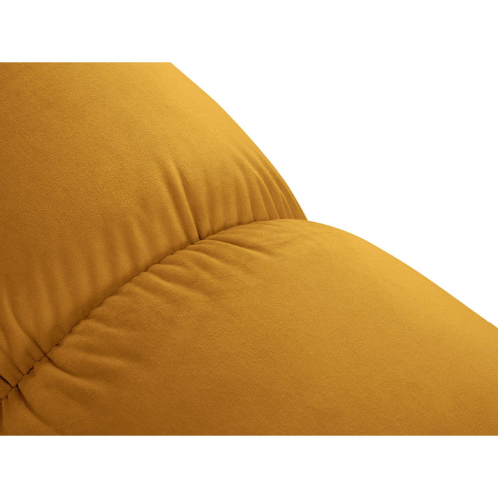 Milo Casa Tropea Modulair Bank Element - Hocker - Okergeel