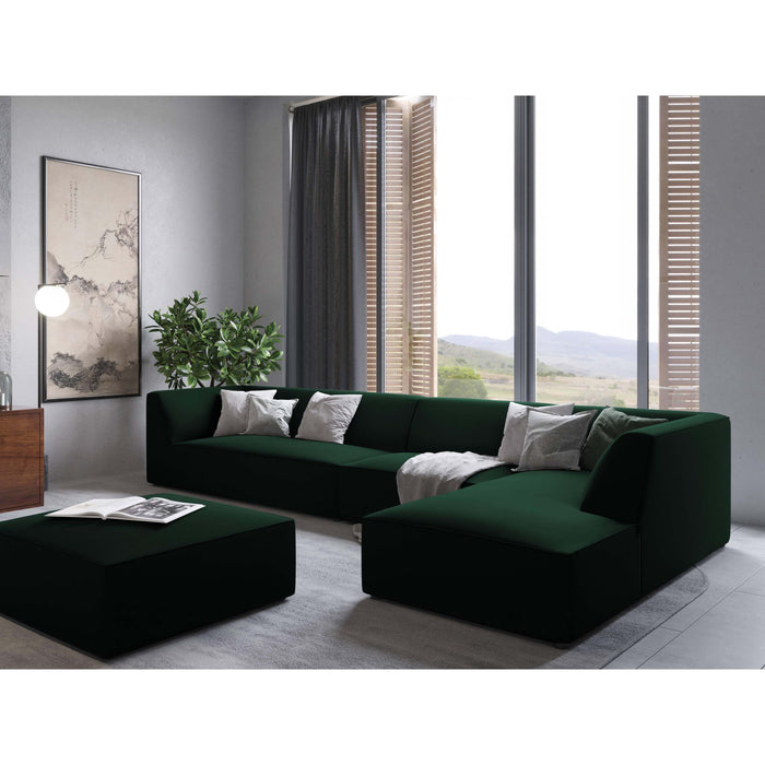 Windsor & Co Sao Hocker - Velvet  - Donkergroen
