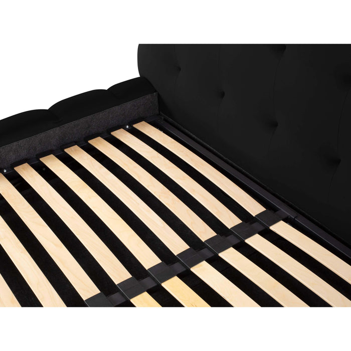 Cosmopolitan Design Bali Bedframe met Opbergruimte - 140 x 200 cm - Zwart