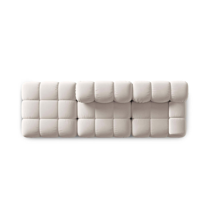 Milo Casa Tropea Modulaire 2-zitsbank Links Open met Hocker - Lichtbeige