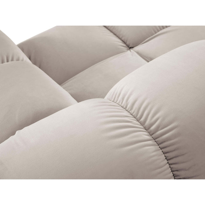 Milo Casa Tropea Modulaire 2-zitsbank Links Open met Hocker - Lichtbeige
