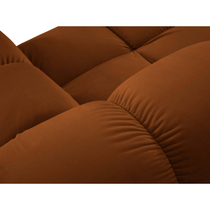 Milo Casa Tropea Modulaire 2-zitsbank Links Open met Hocker - Terracotta
