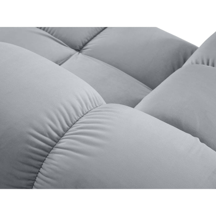 Milo Casa Tropea Modulaire 2-zitsbank Rechts Open met Hocker - Lichtblauw